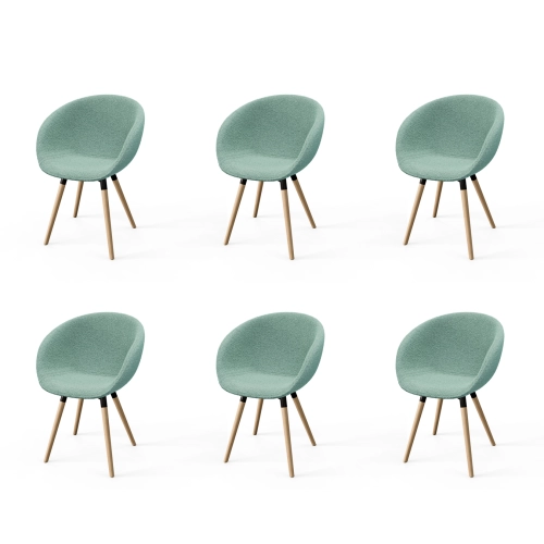 Krzesło KR-502 Ruby Kolory Tkanina Abriamo 10 Boucle Design Italia 2025-2030